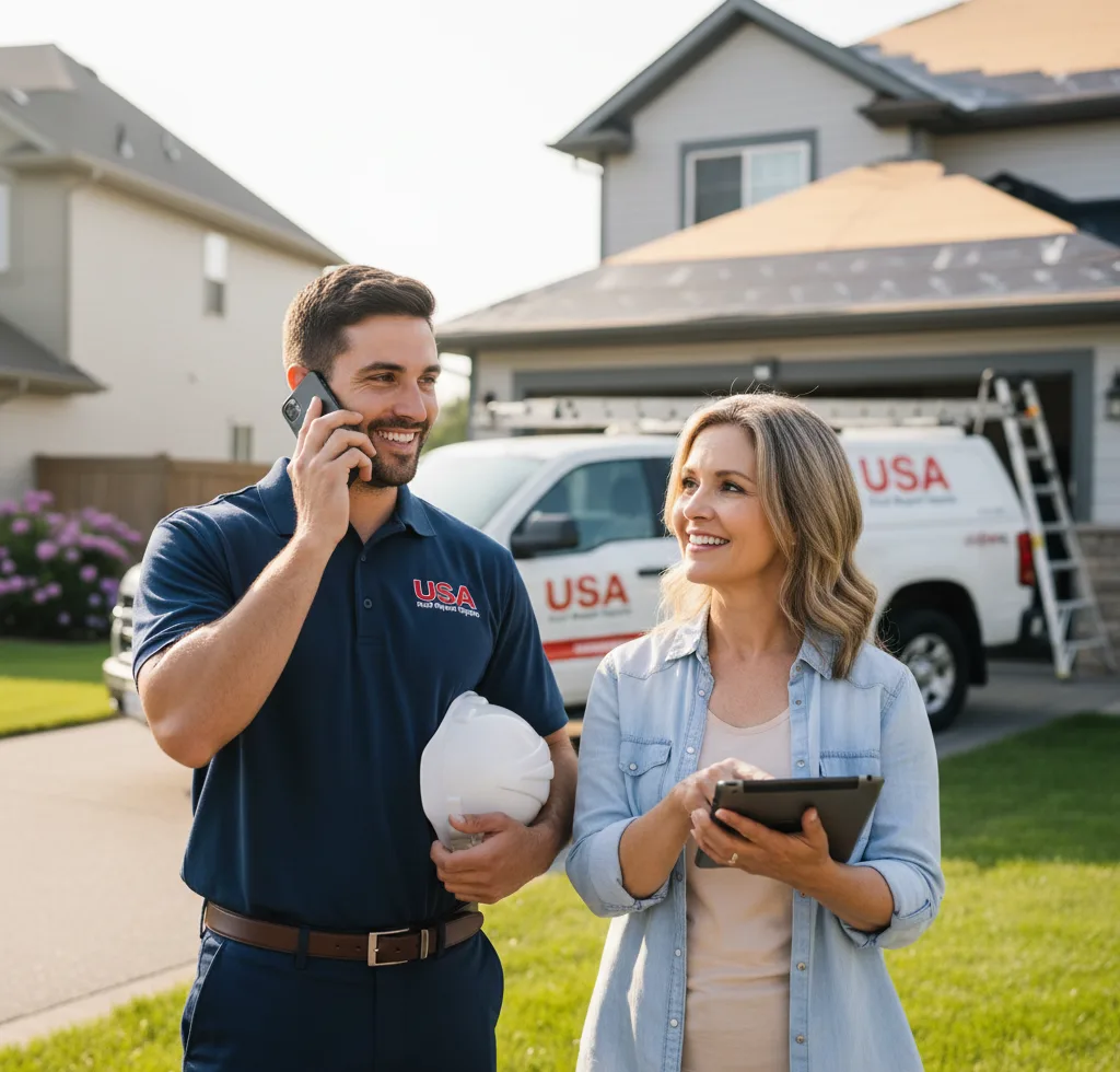 USA Roof Repair Experts customer support in Bronson
